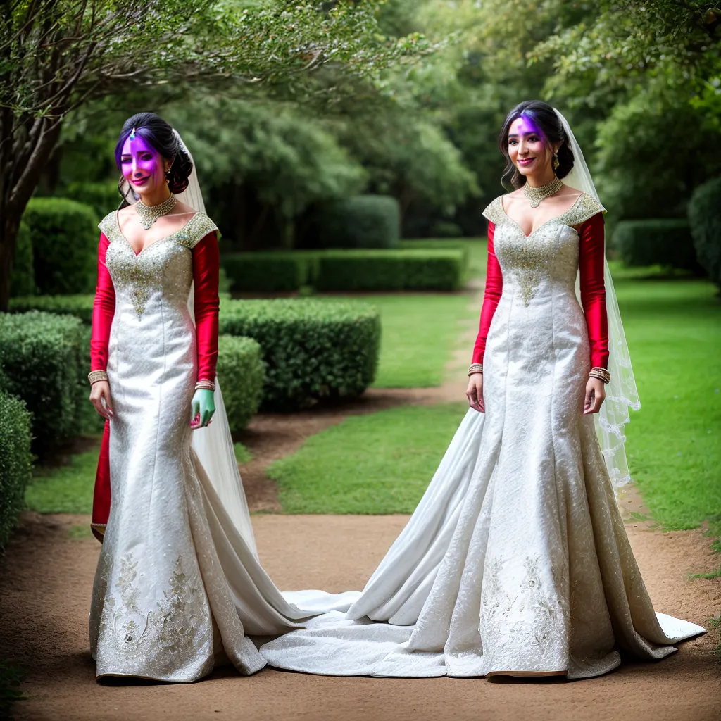 noiva jardim vestido etnico sorriso