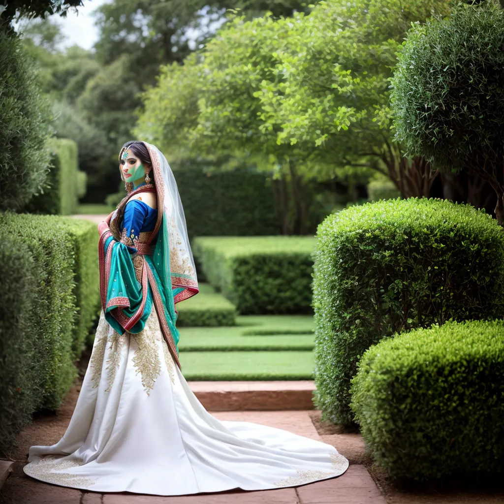 noiva jardim vestido etnico 1