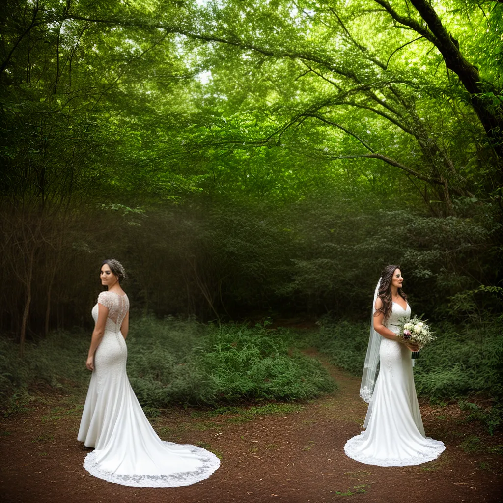 noiva floresta vestido ecologico