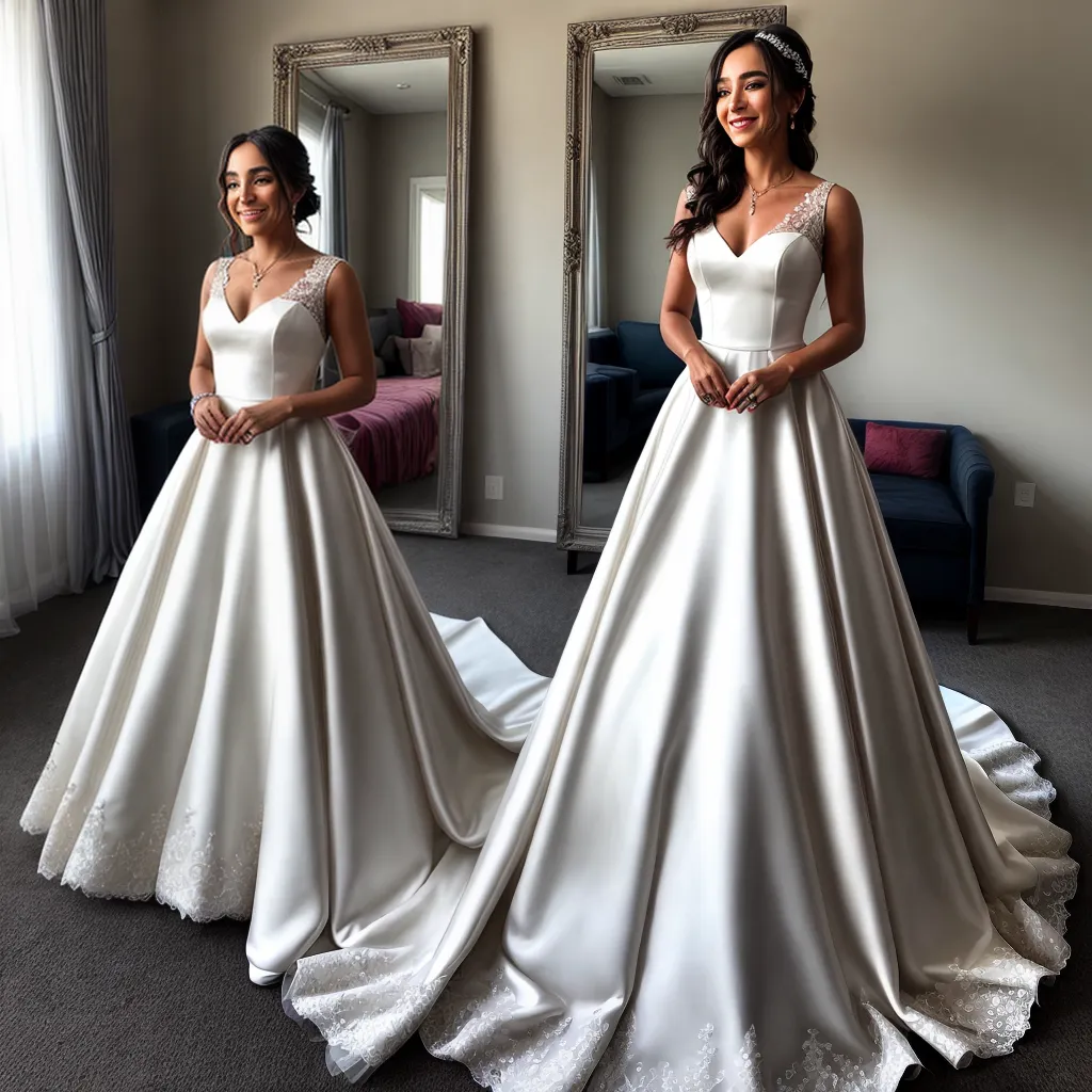 noiva espelho vestido casamento 2024