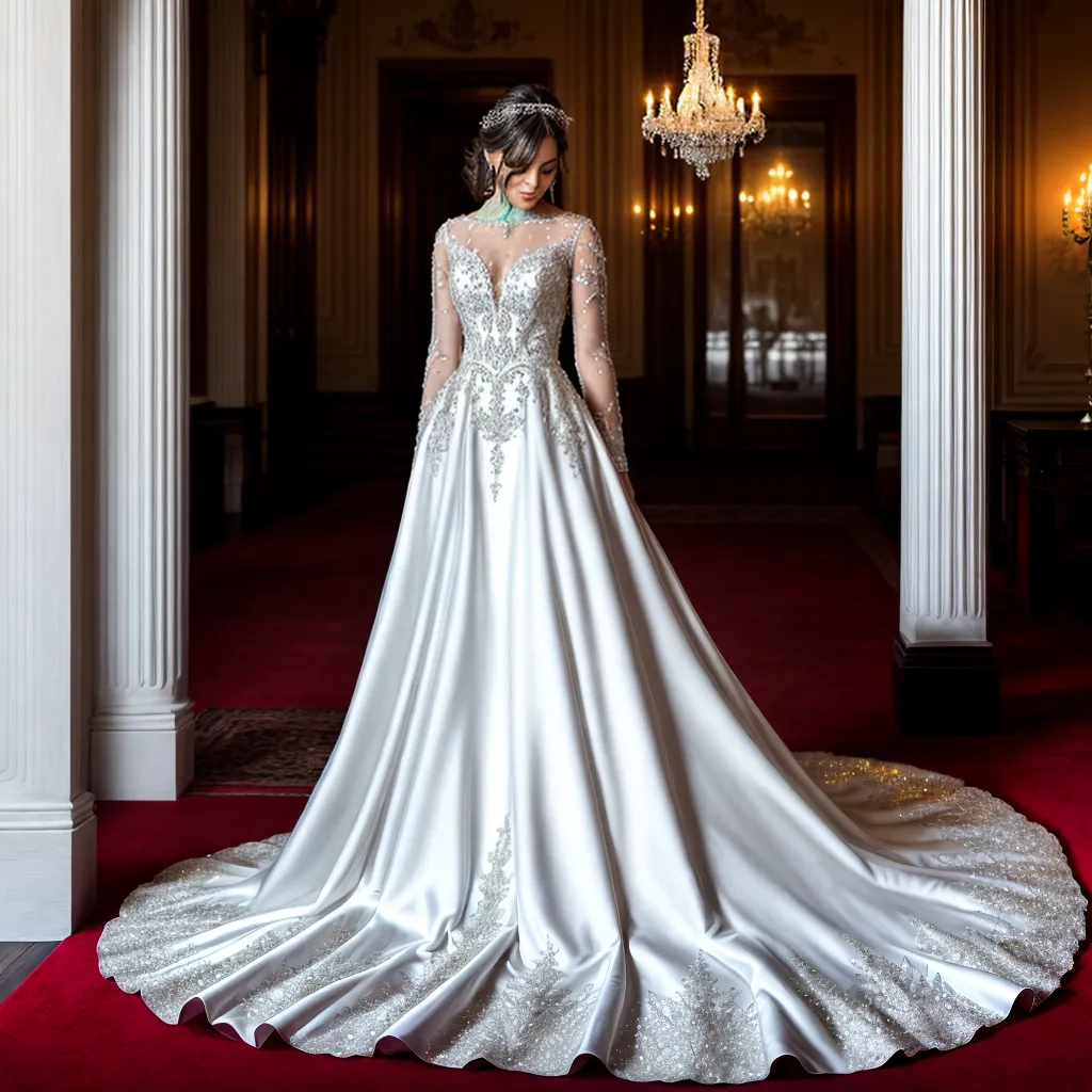 noiva vestido casamento brilho 2024