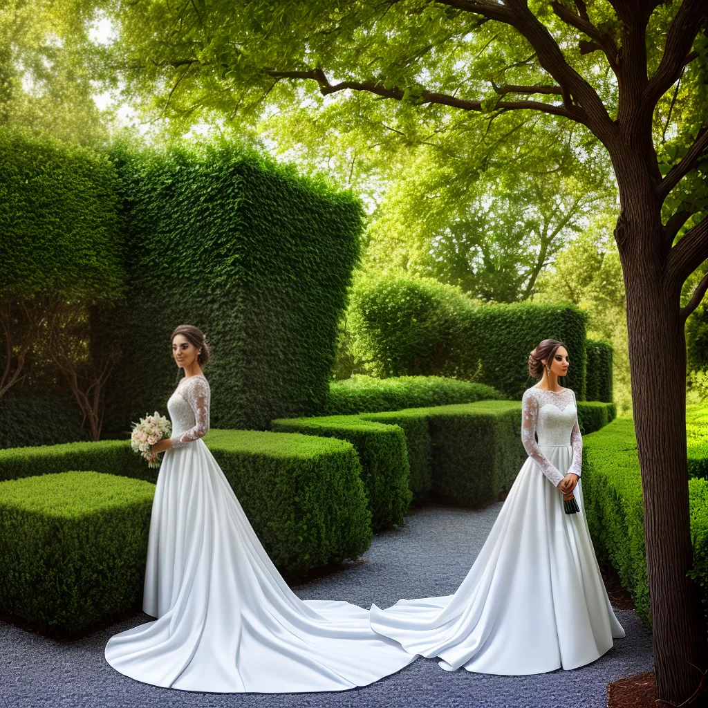 noiva jardim vestido moderno 2024