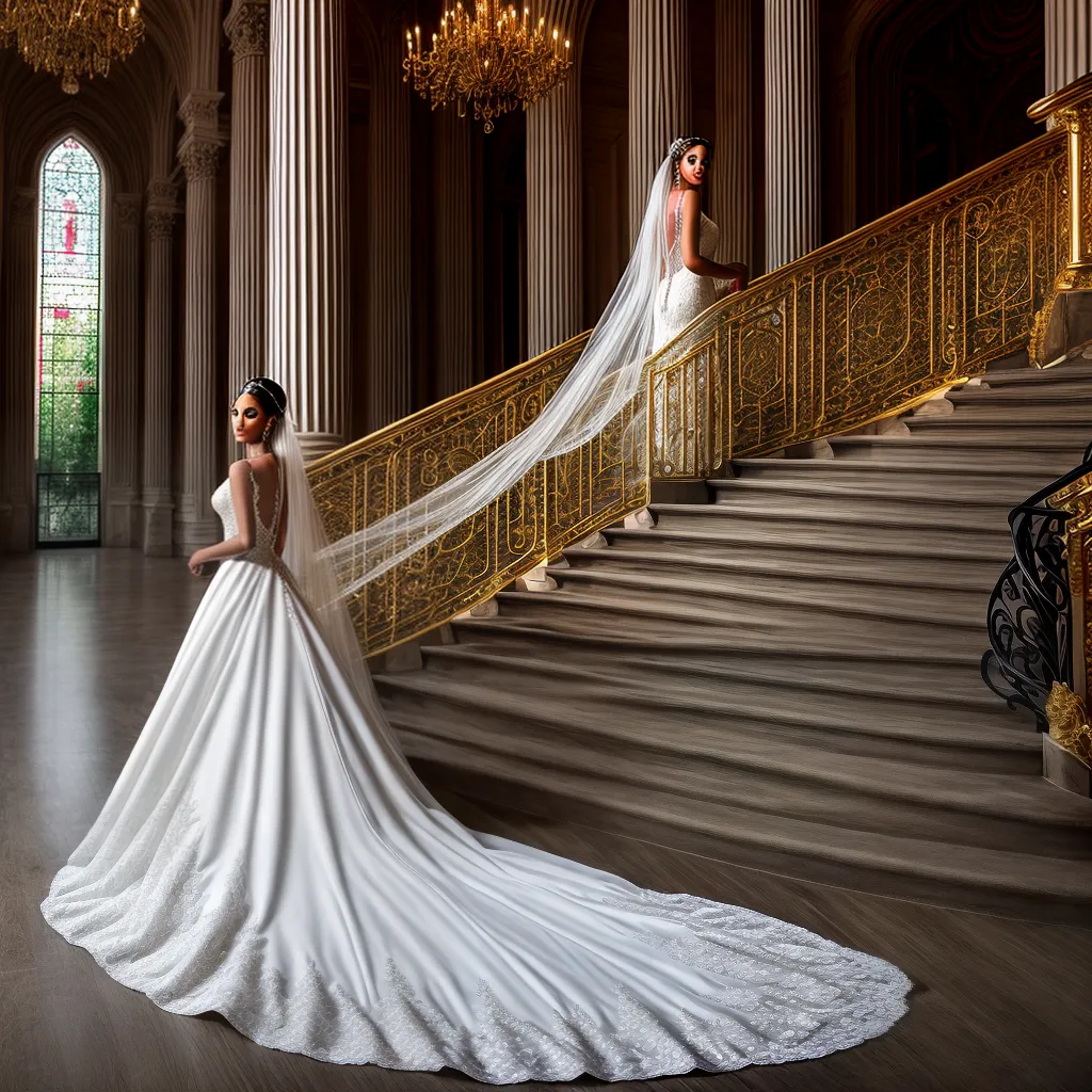 noiva deslumbrante vestido casamento 2024