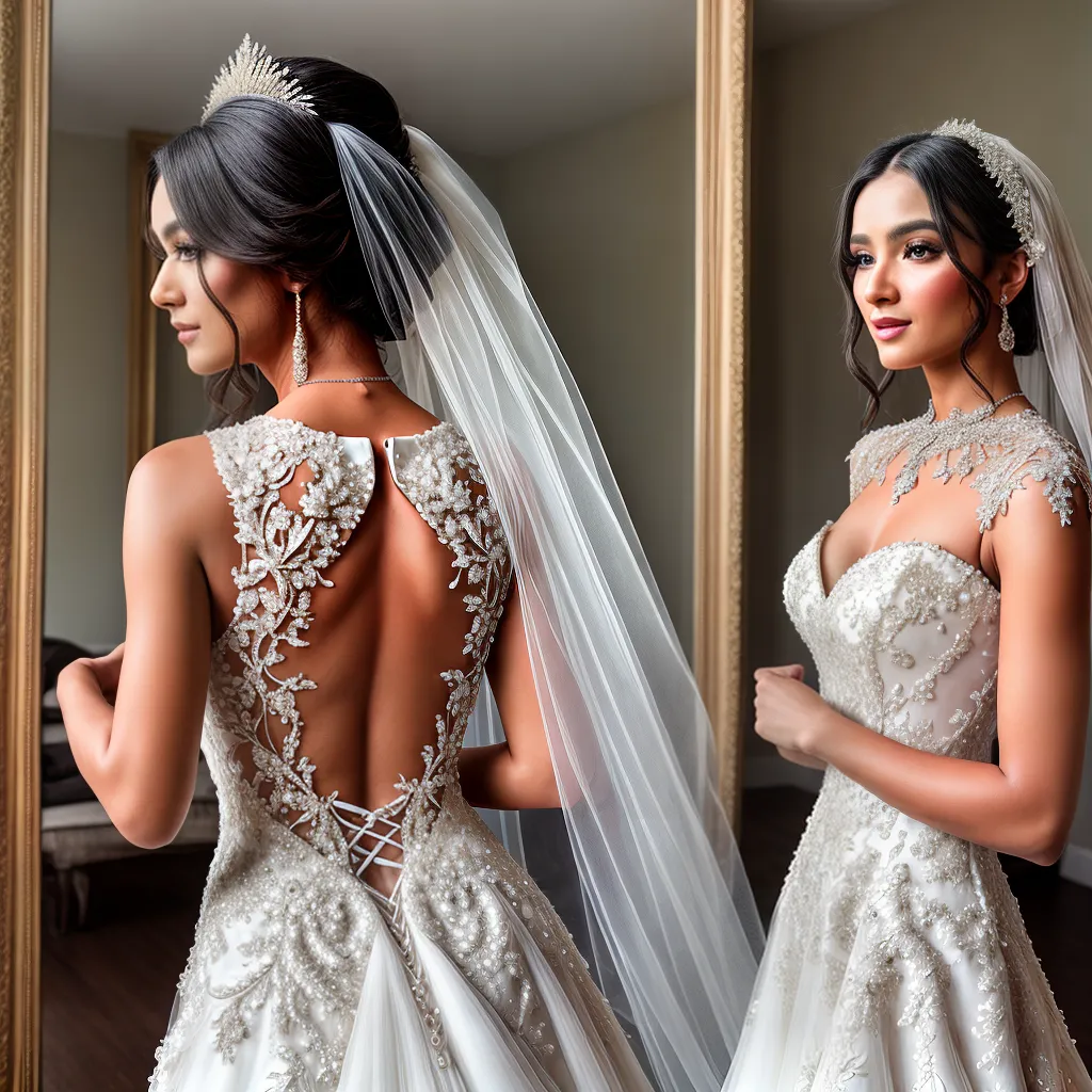 noiva espelho vestido casamento 2024 3