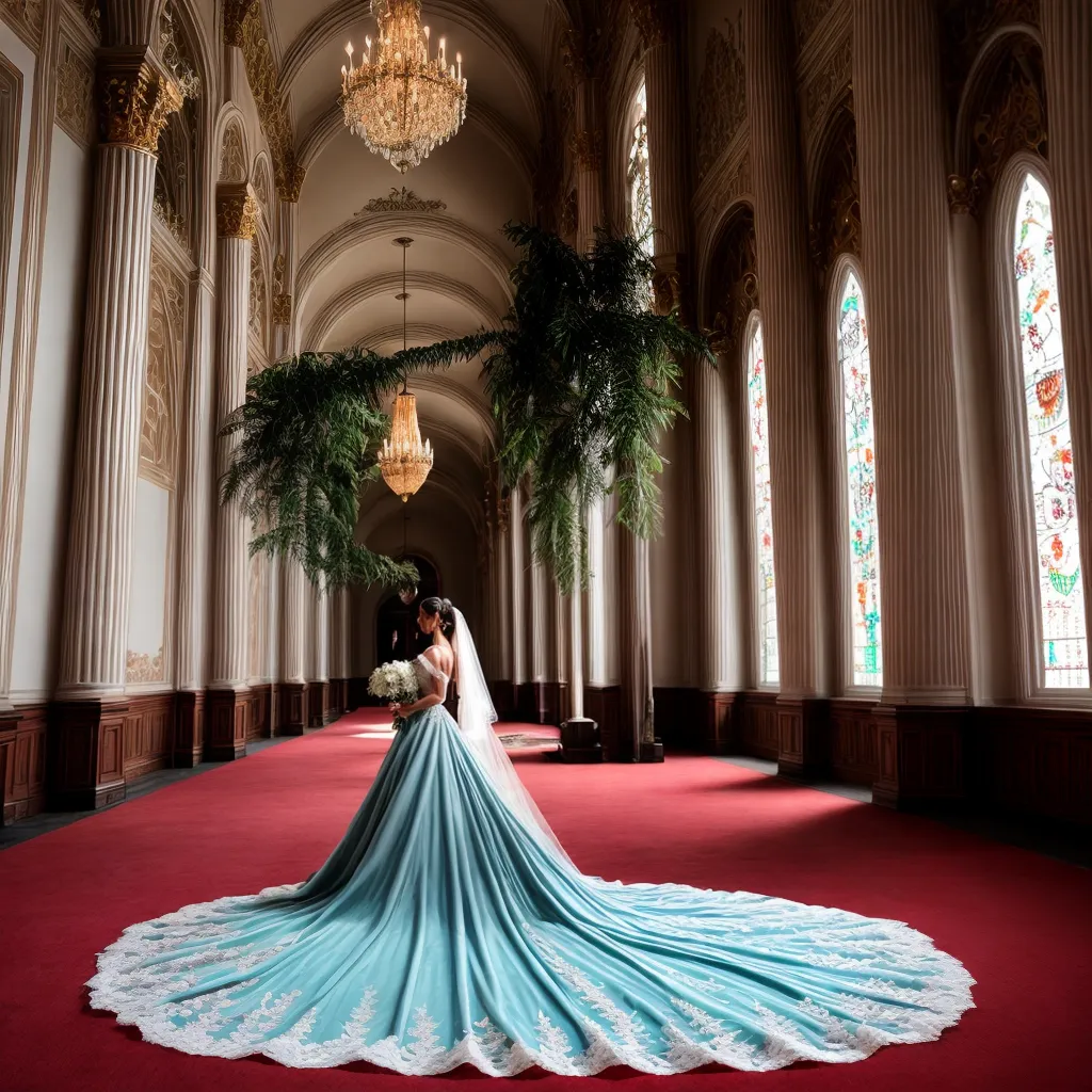 noiva majestosa sala de baile casamento