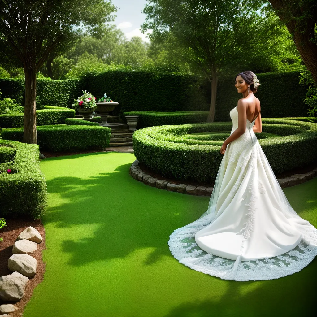 noiva jardim vestido casamento elegante