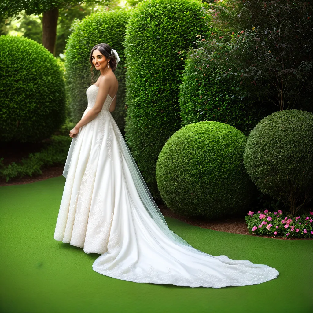 noiva jardim vestido pastel bordado