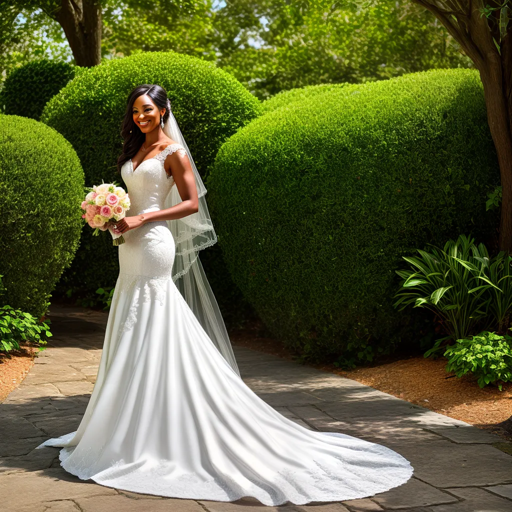 noiva jardim vestido casamento