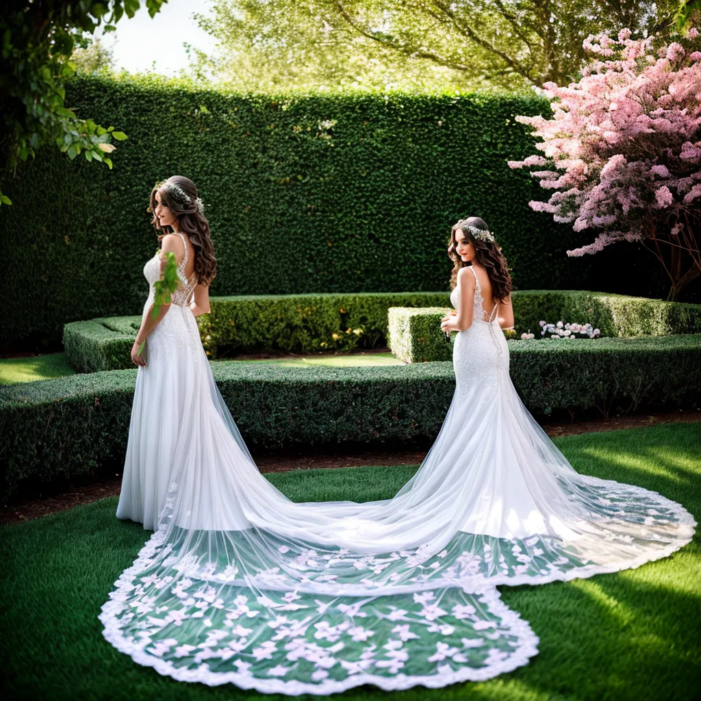 noiva jardim flores vestido casamento