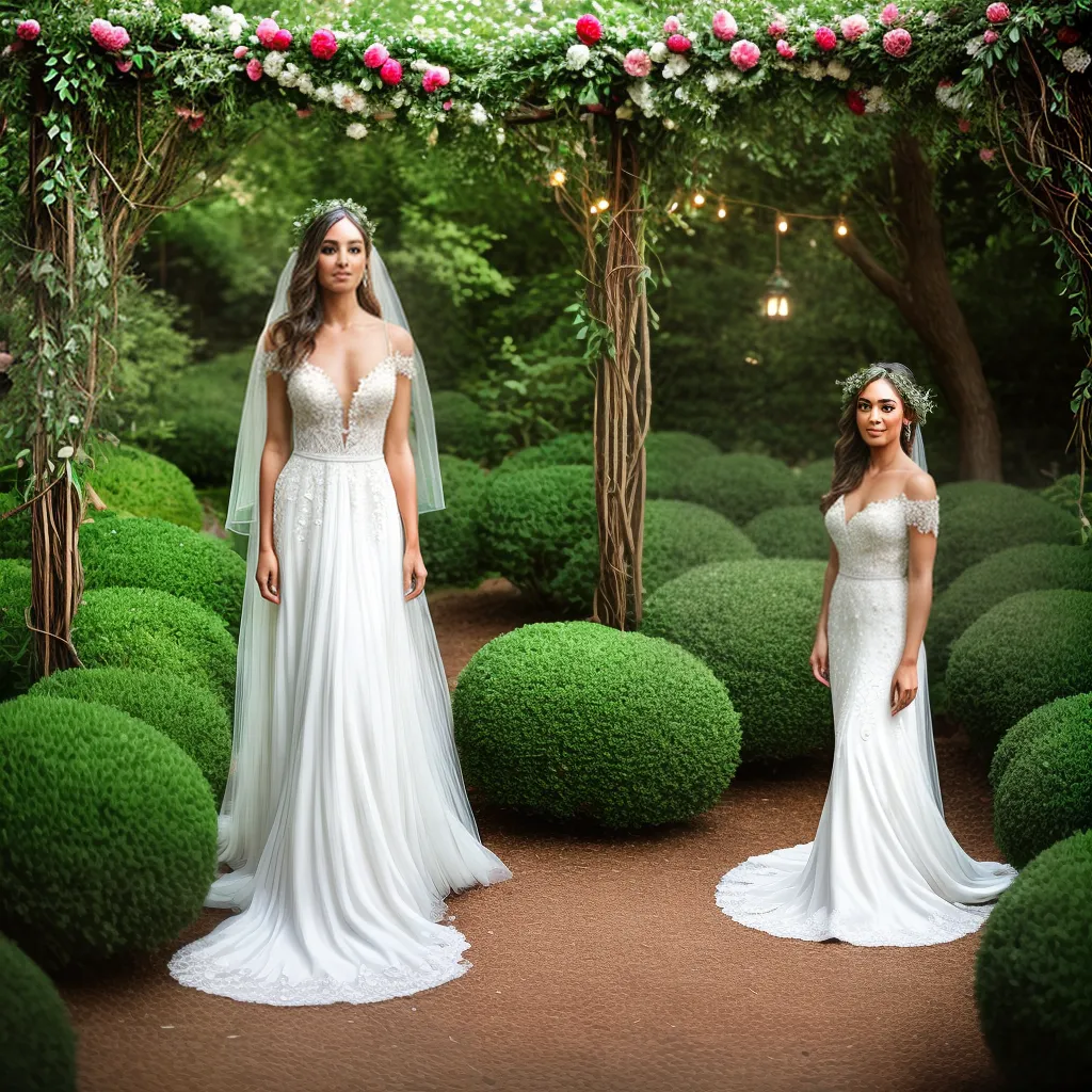 noiva jardim flores luzes vestido boho