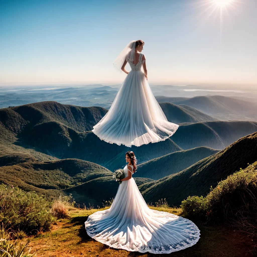 noiva nuvem vestido casamento magico