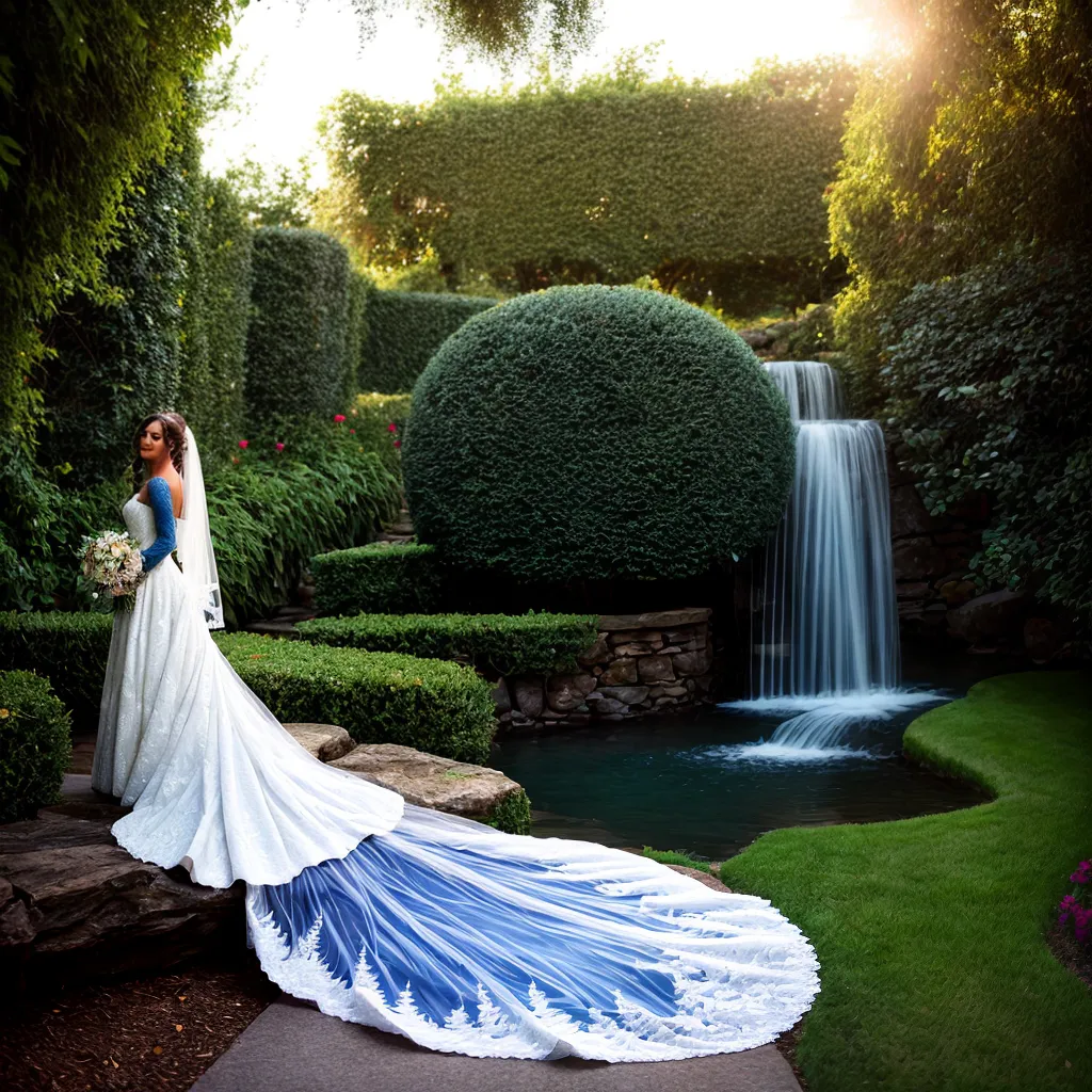 noiva jardim magico vestido cinderela