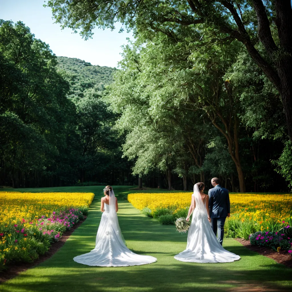 casamento ao ar livre noiva vestido etereo