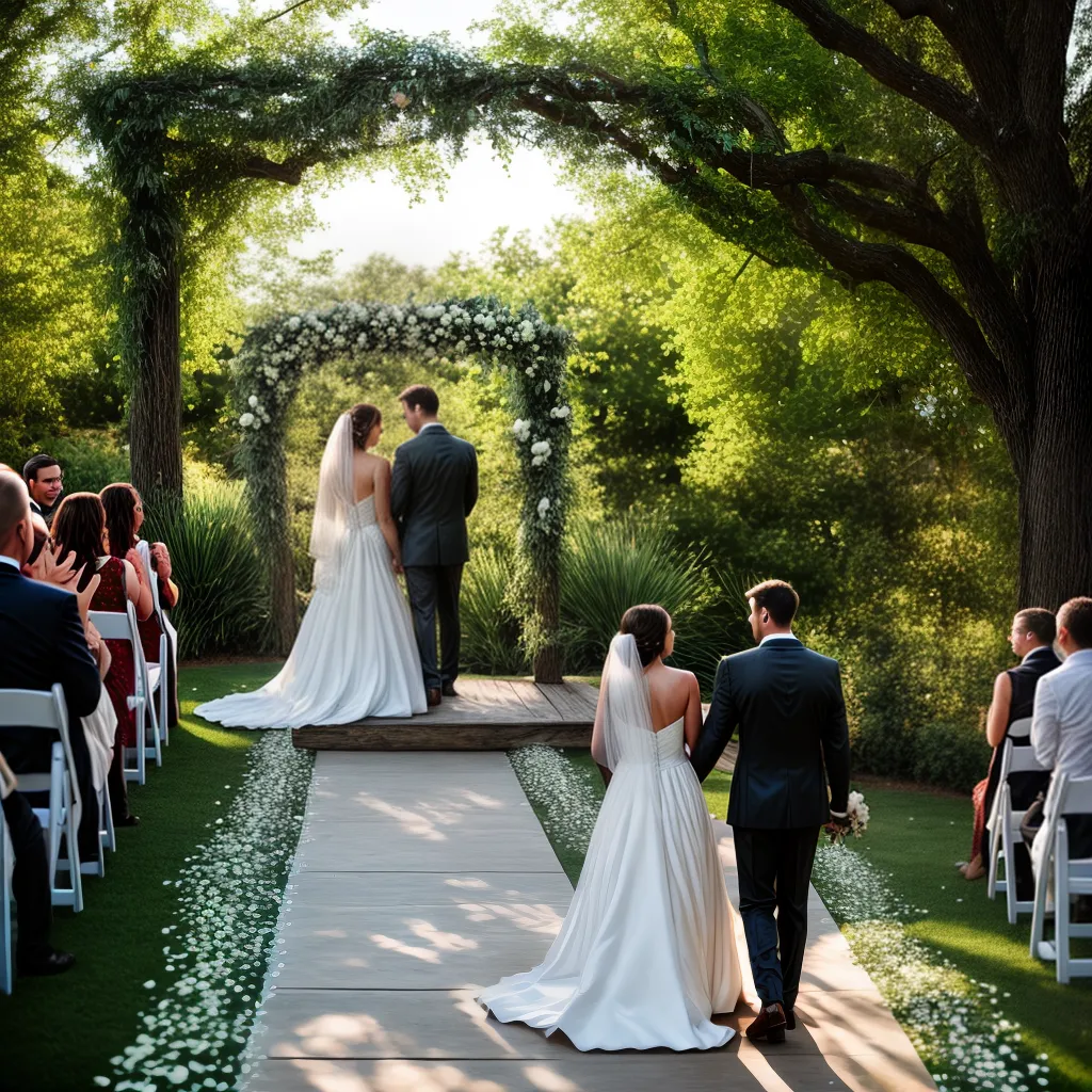 casamento ao ar livre noiva noivo arco rustico