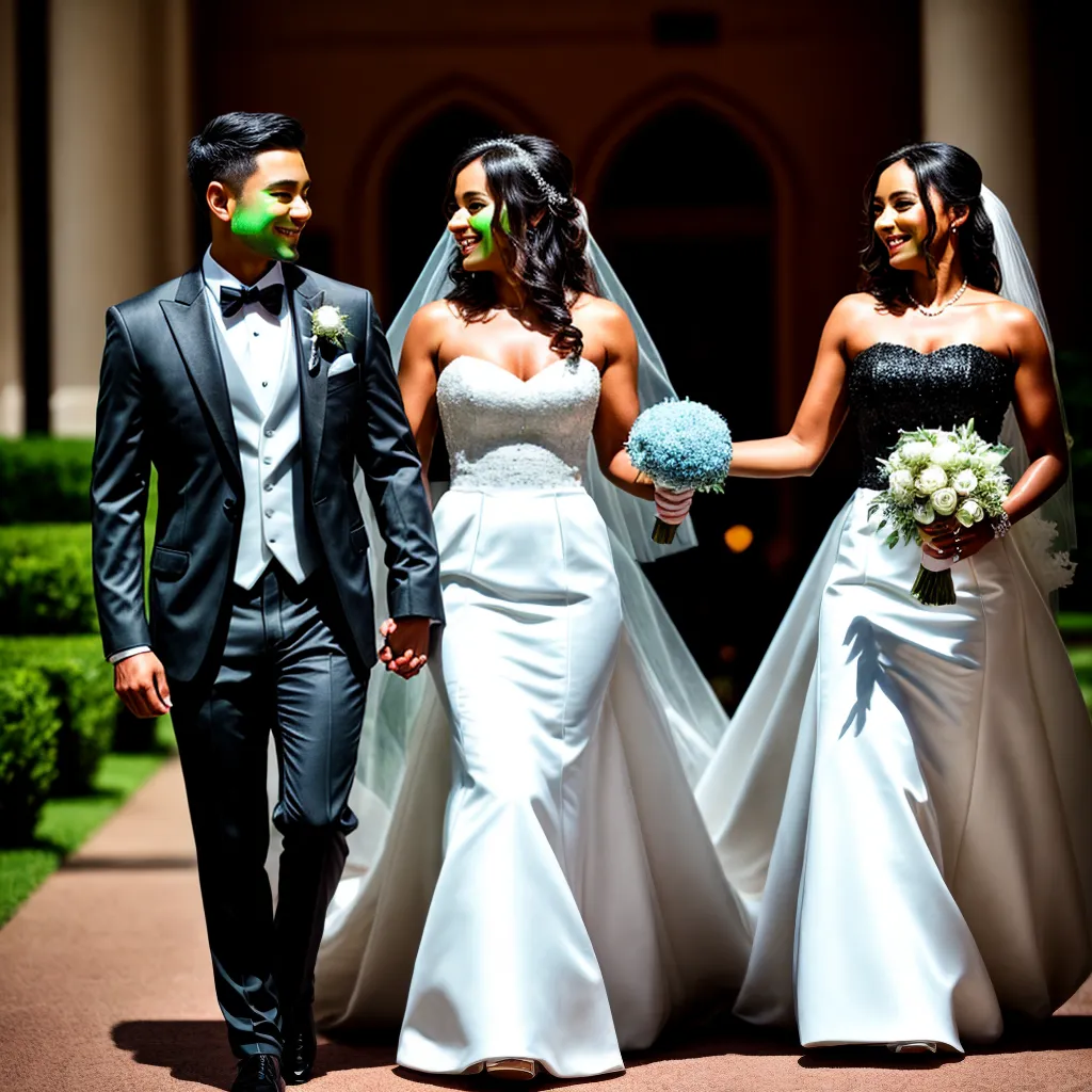noivos sorriso amor vestidos ternos