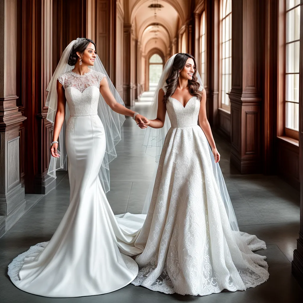 noiva caminhando vestido casamento 2024 2