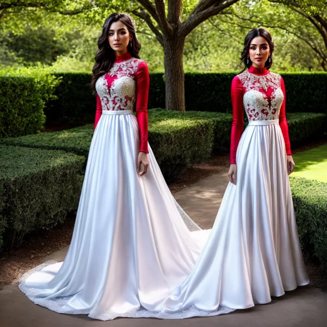 noiva jardim vestido casamento moderno