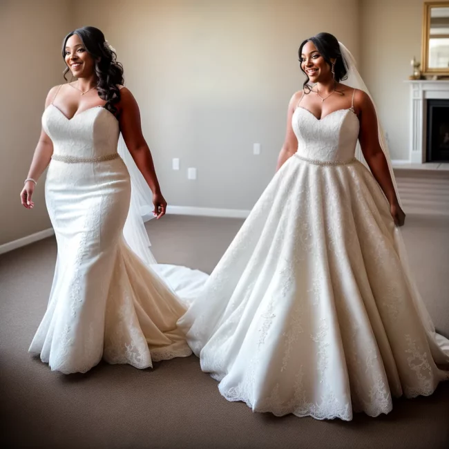 noiva sorriso radiante vestido casamento plus size