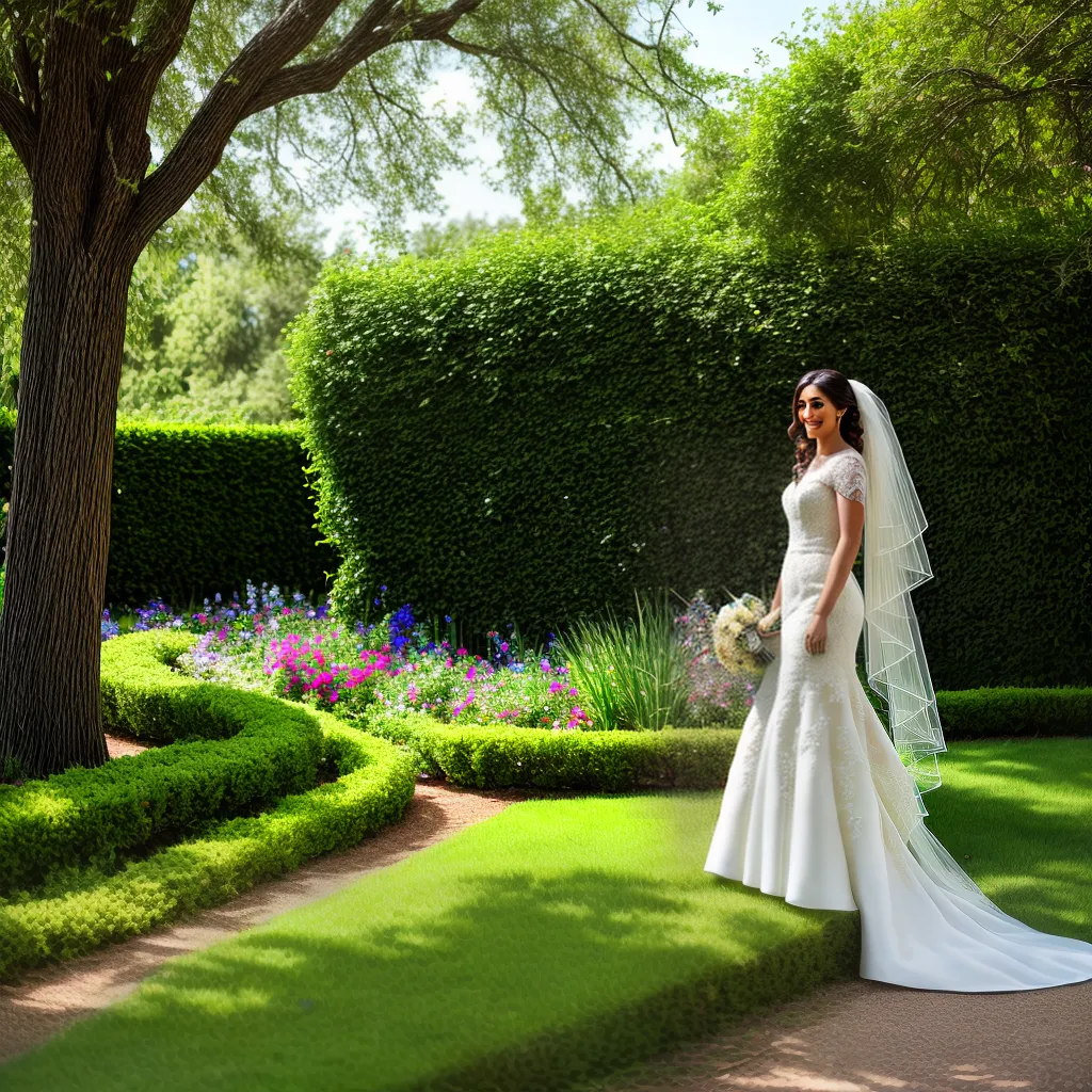 noiva jardim vestido 2024 buque wildflowers