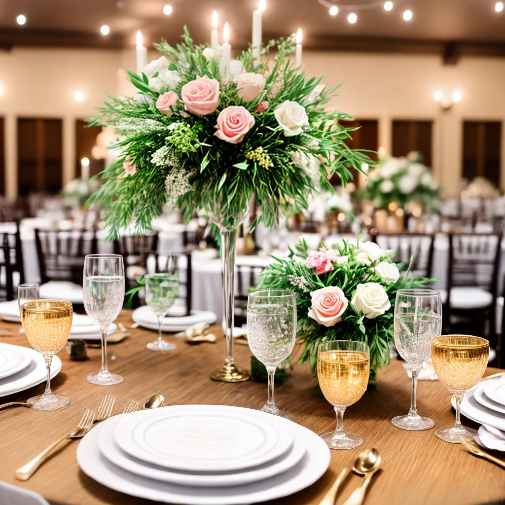 mesa casamento decorada elementos pagamento