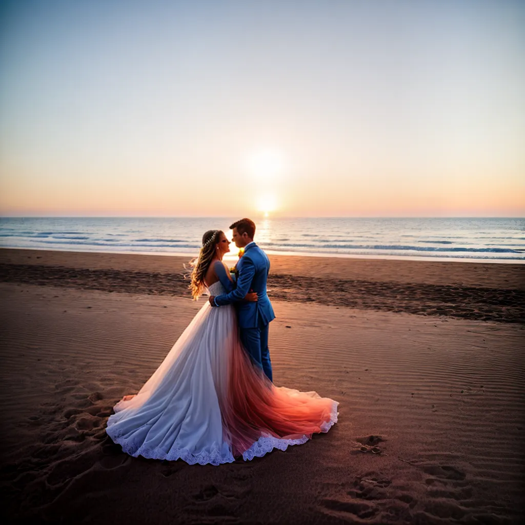 casamento praia por do sol