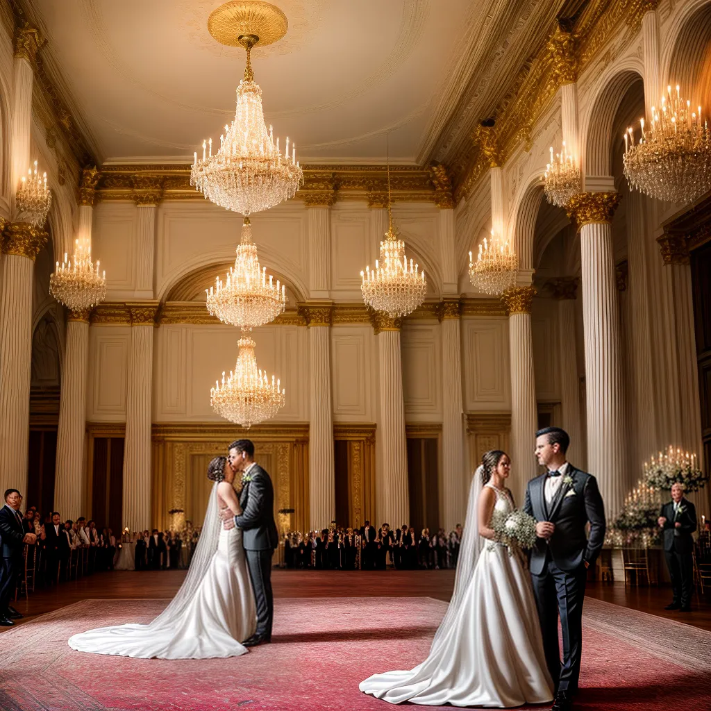 casal grande salao casamento elegante casal grande salao casamento elegante