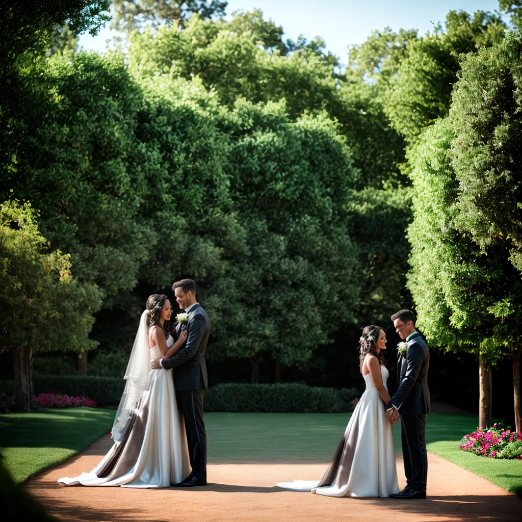 casamento no jardim noiva noivo