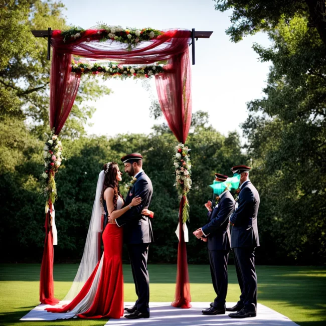 chuppah casamento ao ar livre