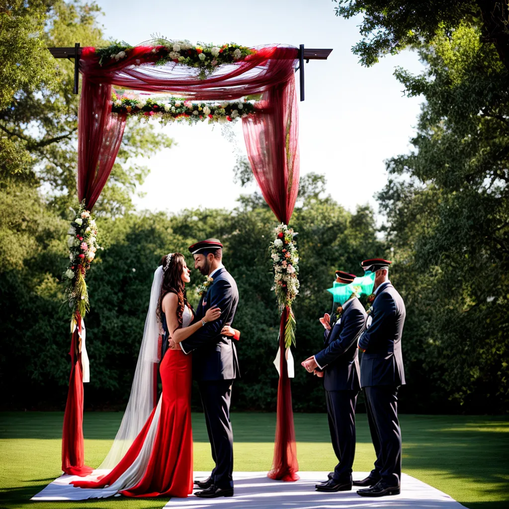 chuppah casamento ao ar livre