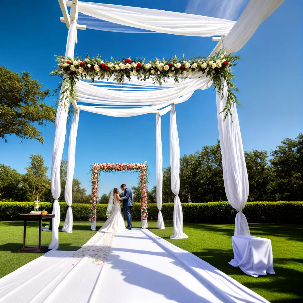 chuppah casamento judaico ceu azul