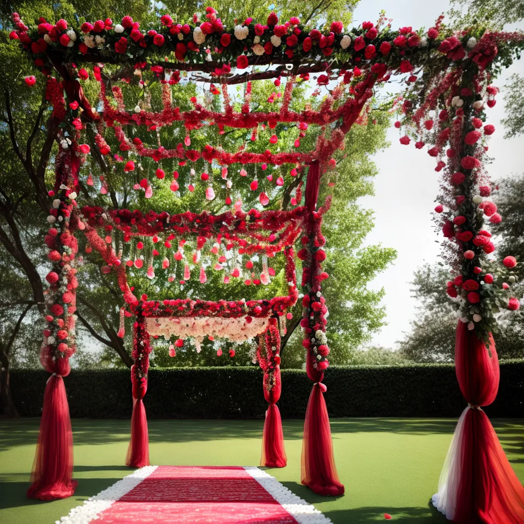 chuppah casamento judaico flores familia