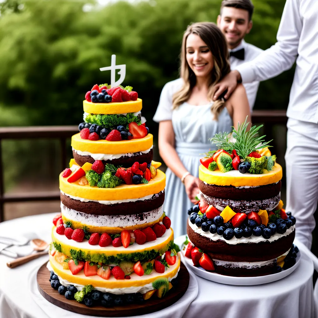 bolo casamento vegano frutas flores 2