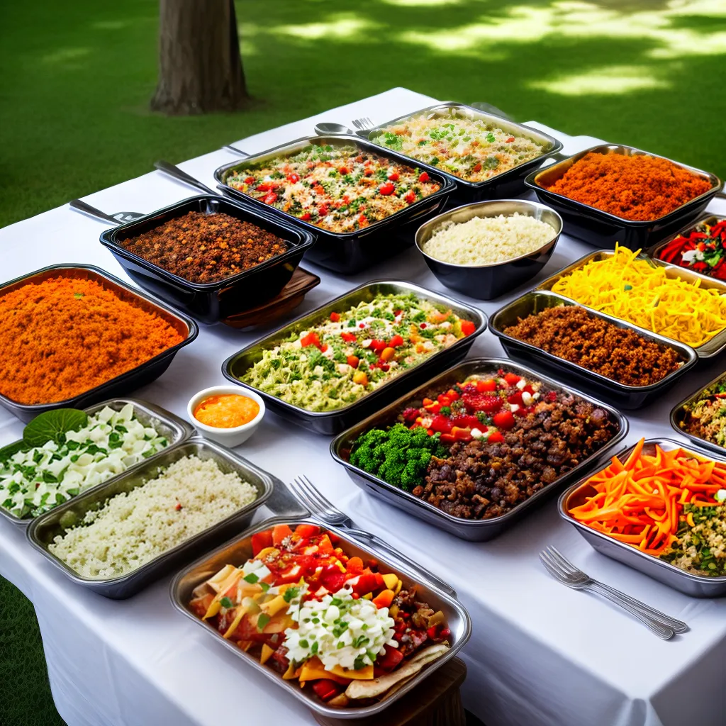 buffet casamento sustentavel comida colorida