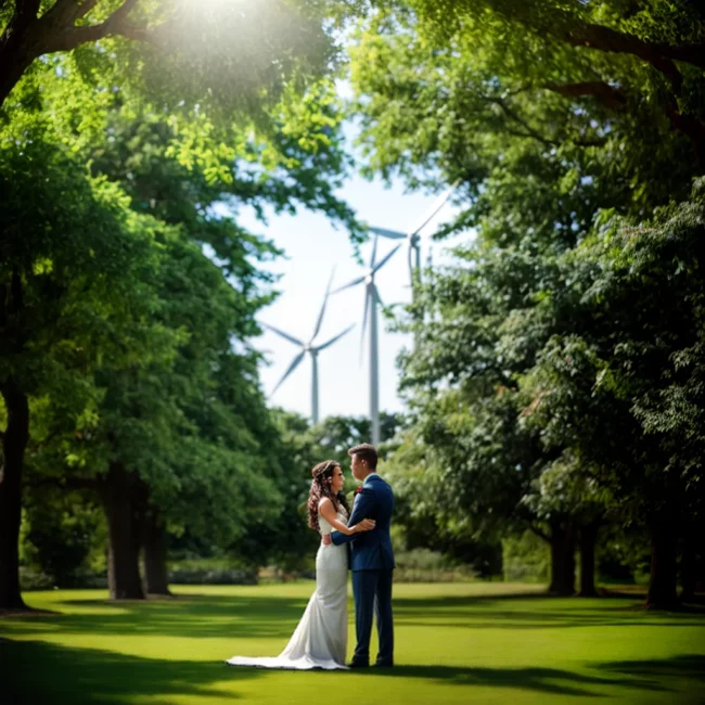 casamento jardim sustentavel paineis solares