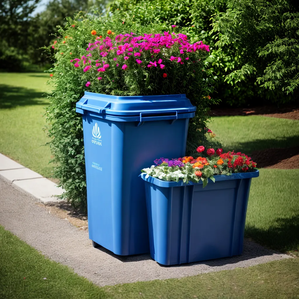 composteira colorida reciclagem casamento