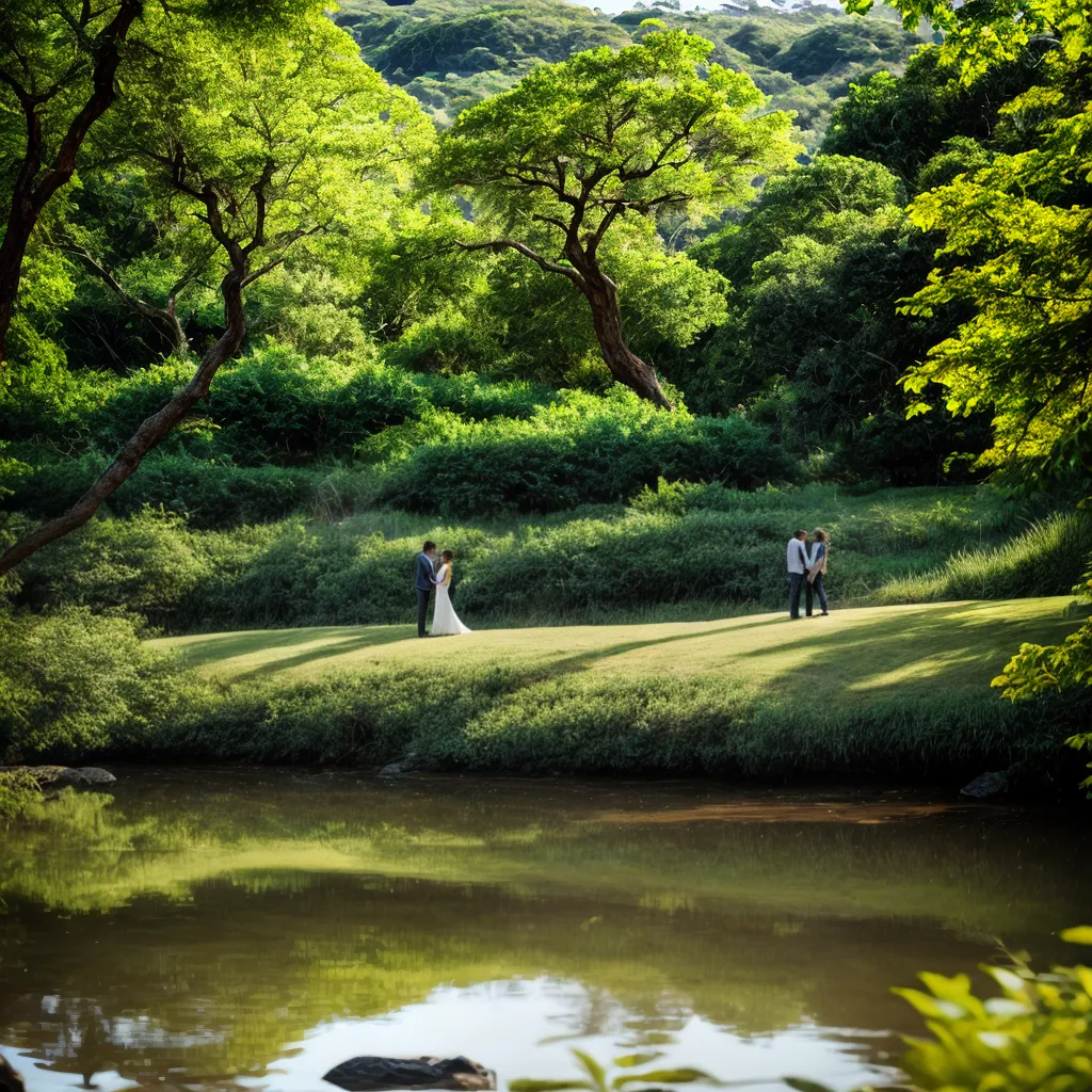 casal plantando arvores jardim sustentavel