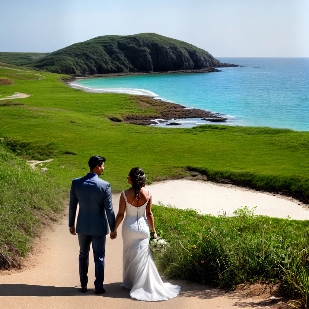 casal praia natureza sustentavel casamento
