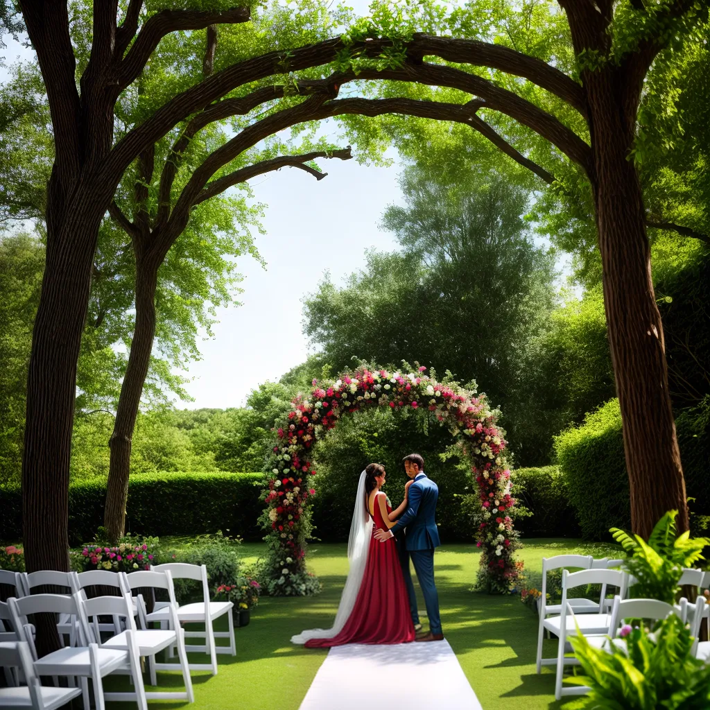 casamento ao ar livre jardim noiva noivo 1