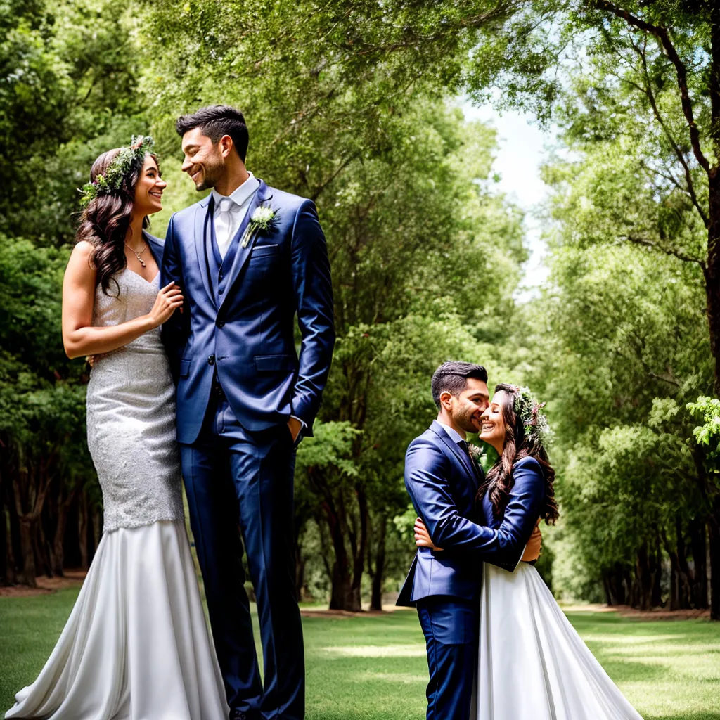 casal sorridente jardim sustentavel