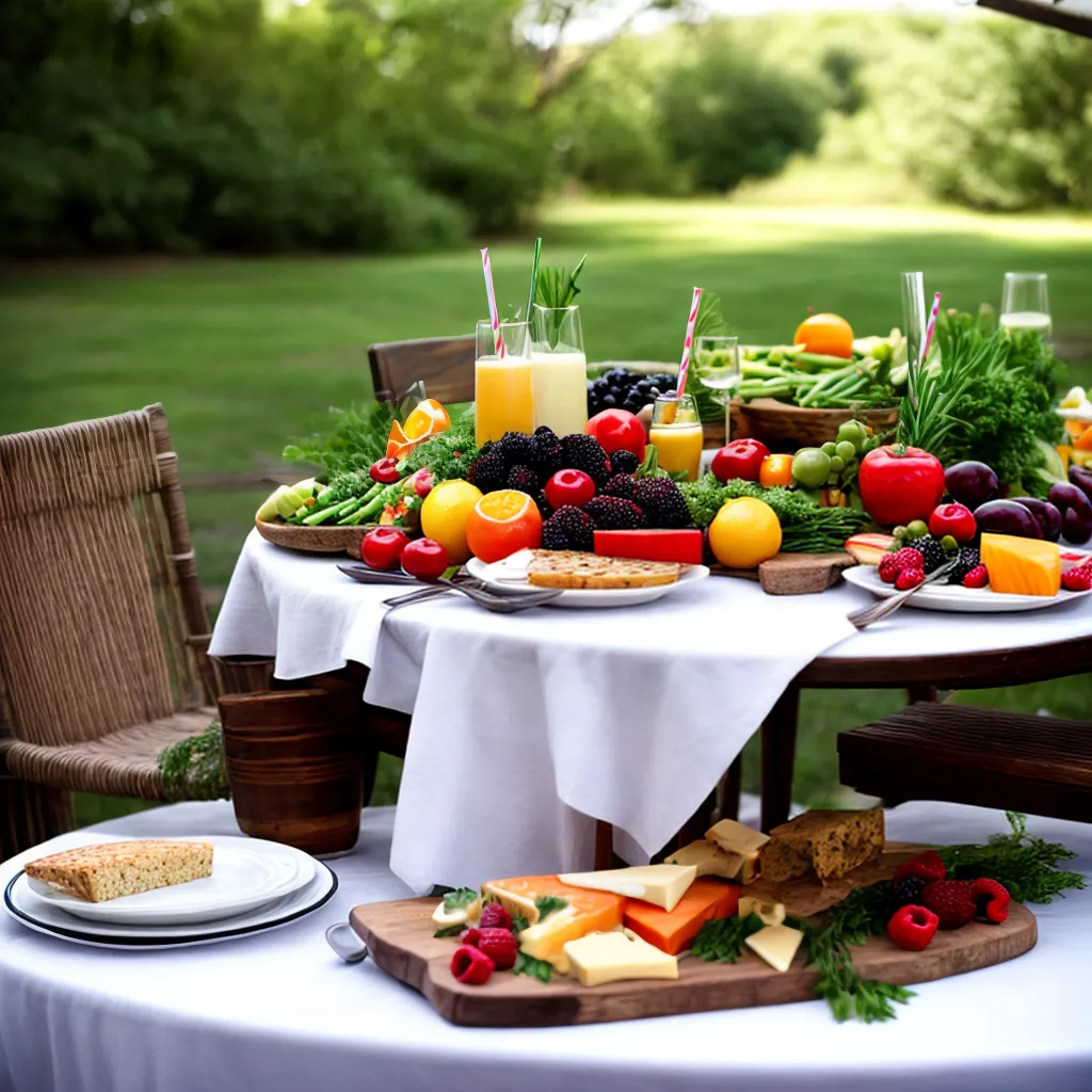 mesa casamento sustentavel alimentos bebidas