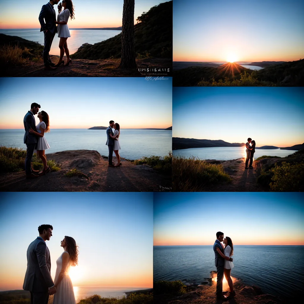 casal por do sol cartoes amor