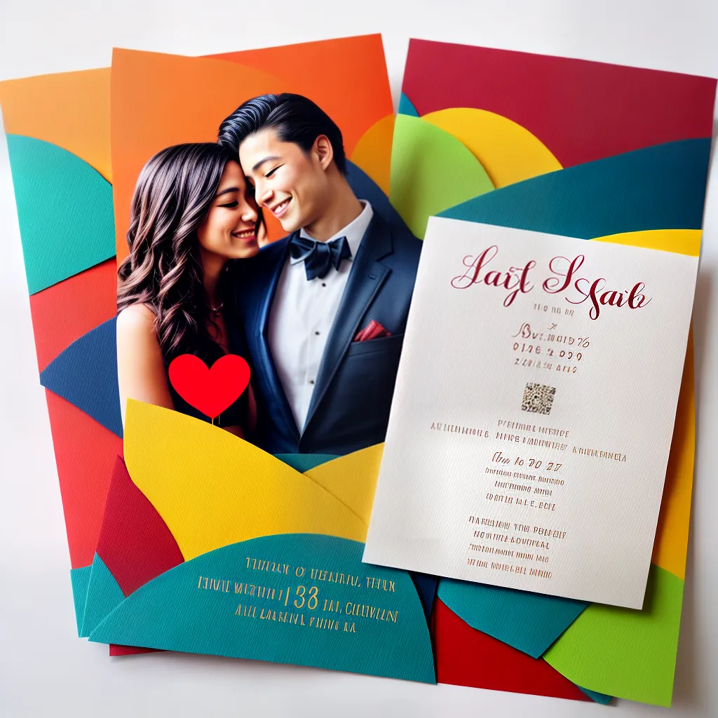 save the date colorido typo foto casamento
