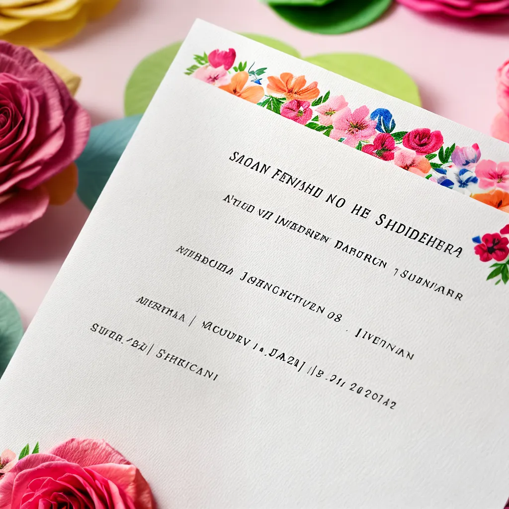 convite casamento colorido confete floral convite casamento colorido confete floral