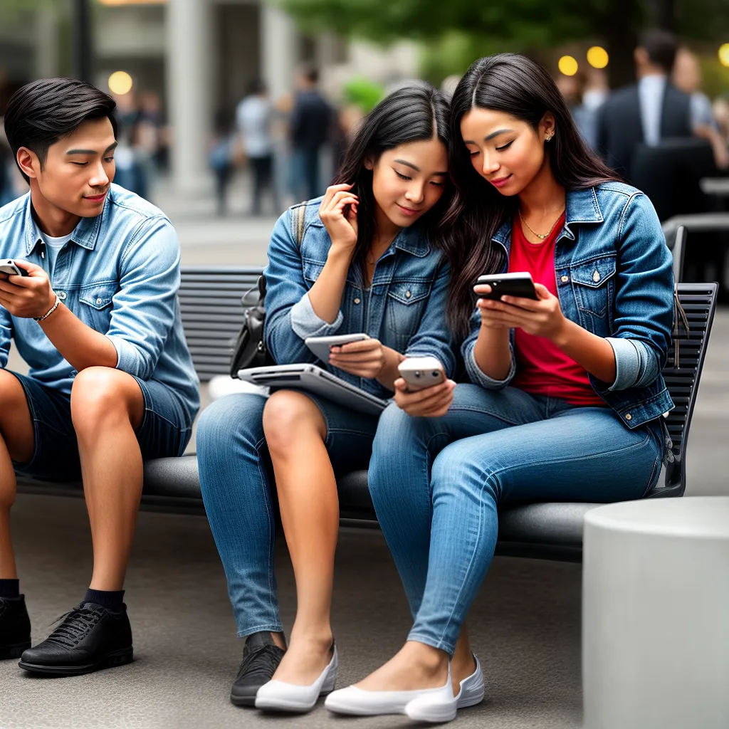 casal smartphones data salve