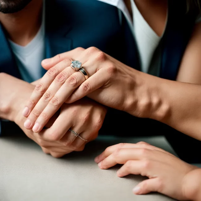 alianca casamento troca maos luz amor