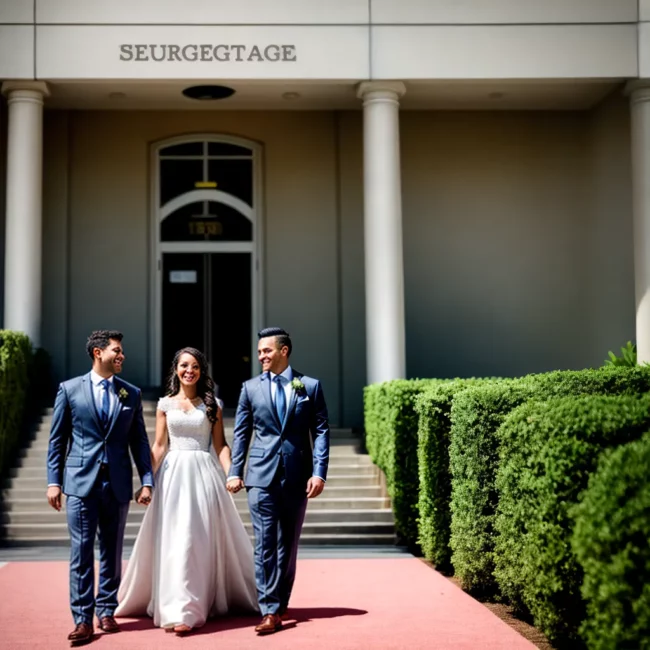 casal sorrindo casamento civil 4