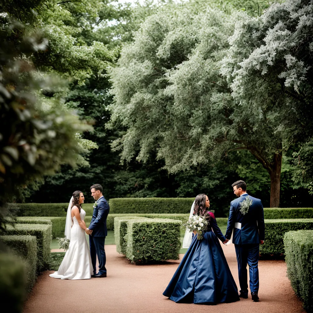 casal maos dadas casamento jardim