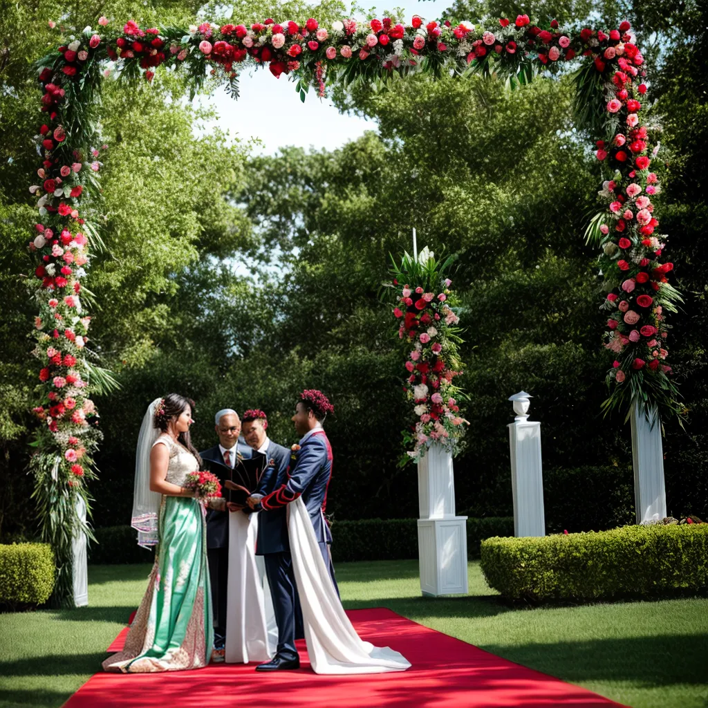 casamento jardim arco floral culturas