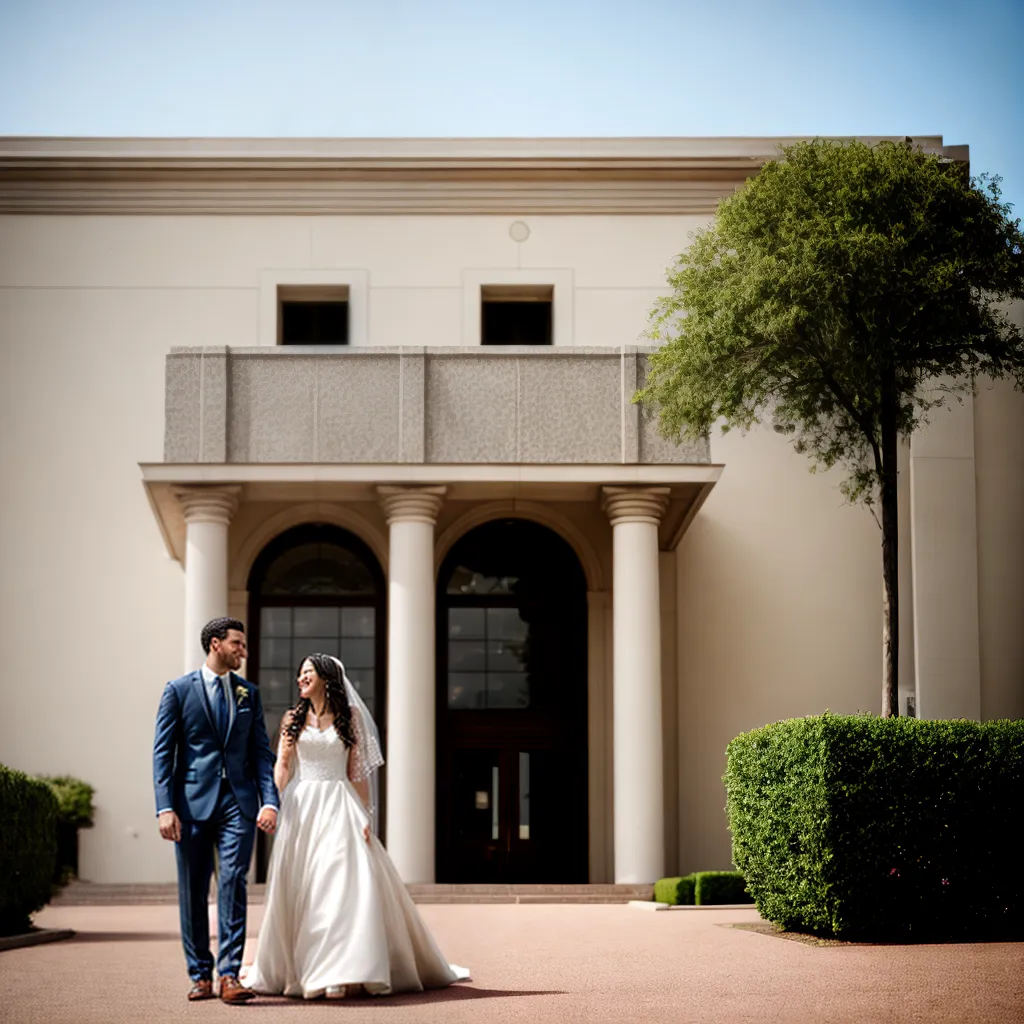 casal sorrindo casamento civil courthouse 5