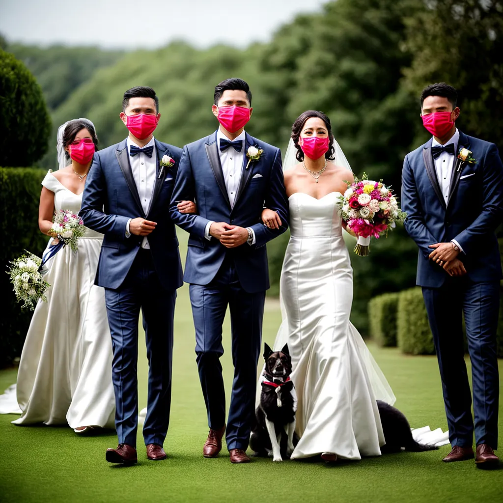 casal noiva noivo pet casamento